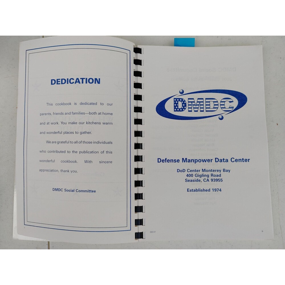 DMDC 2001 Cookbook - Picture 2 of 6